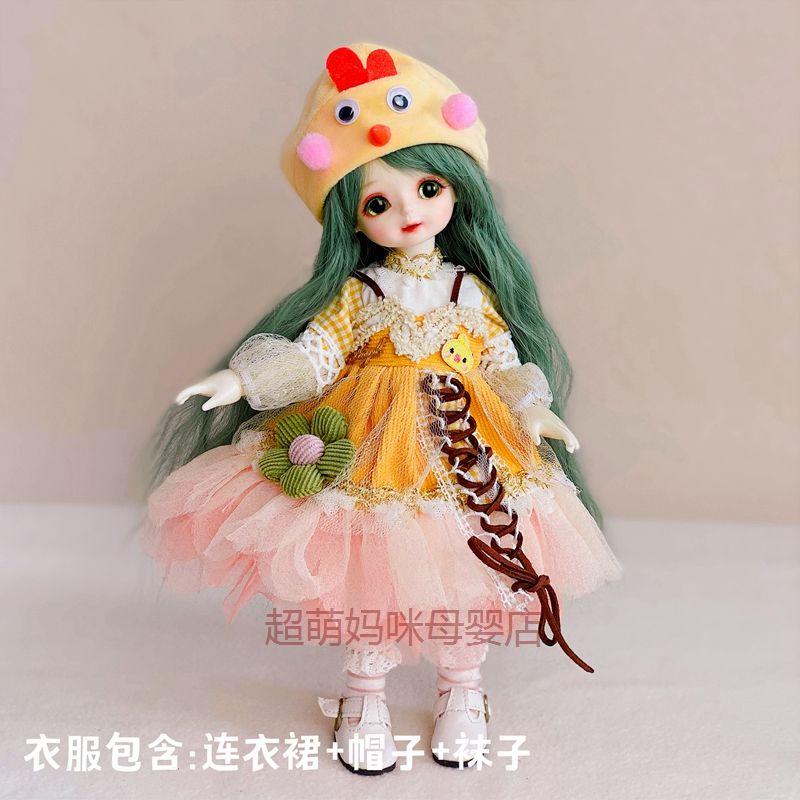 Set Đầm Lolita 6 Điểm 30cm 6 Điểm 30cm Dễ Thương Thời Trang Cho Búp Bê Barbie