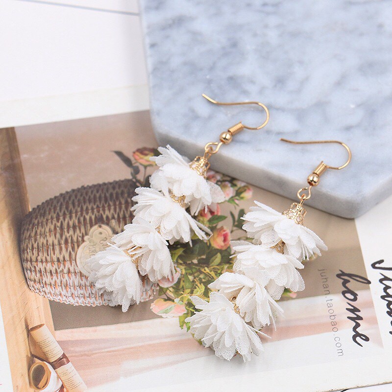 Hoa tai khuyên tai thời trang xinh xắn - Mã HT039