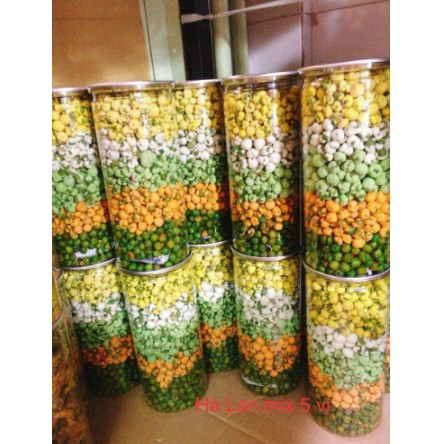 ( có video )đậu hà lan mix 5 vị _ tinhhoatrathaomoc