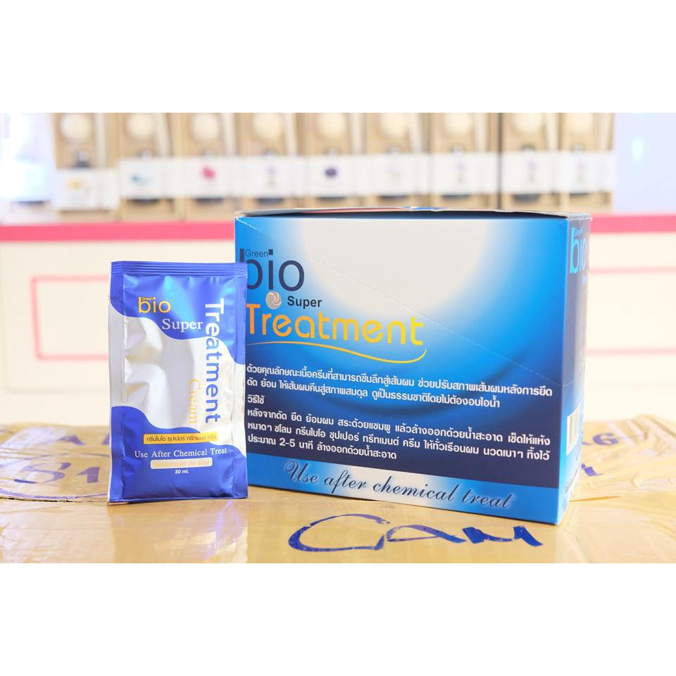 Ủ Tóc Bio Super Treatment Cream Thái Lan 30ml - Ủ tóc giúp mái tóc siêu mượt và phục tóc hư tổn
