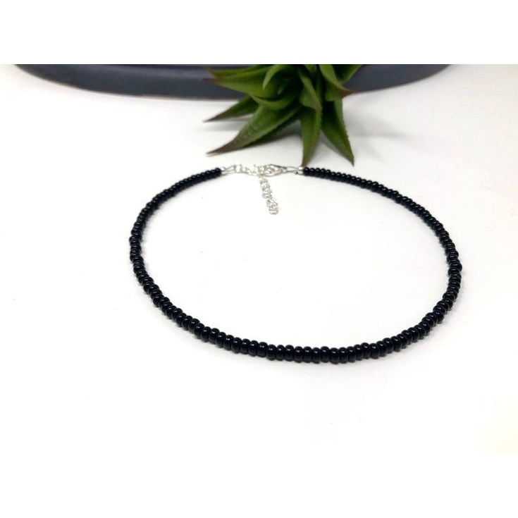 Dây Chuyền handmade "Simple Black" choker