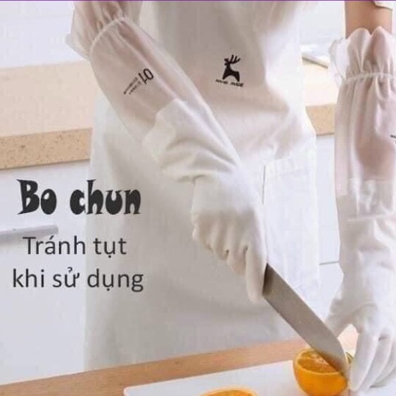 Găng tay cao su siêu dai chọc không rách - Găng tay làm vườn làm bếp