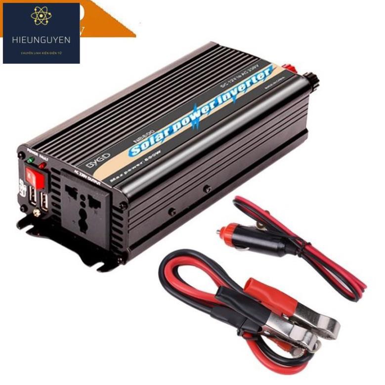 Sỉ lẻ Bộ chuyển đổi nguồn điện từ 12V lên 220V công suất 1000W BYGD, Bộ Kích Điện 12V lên 220V