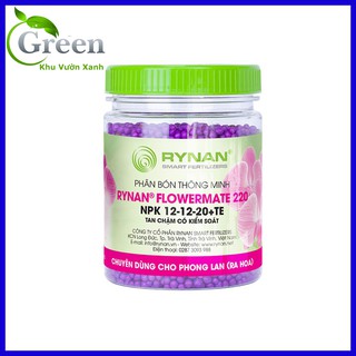 Phân Bón Tan Chậm Thông Minh Rynan Flowermate 220 Chuyên Phong Lan Cây Cảnh Lọ 150 gam