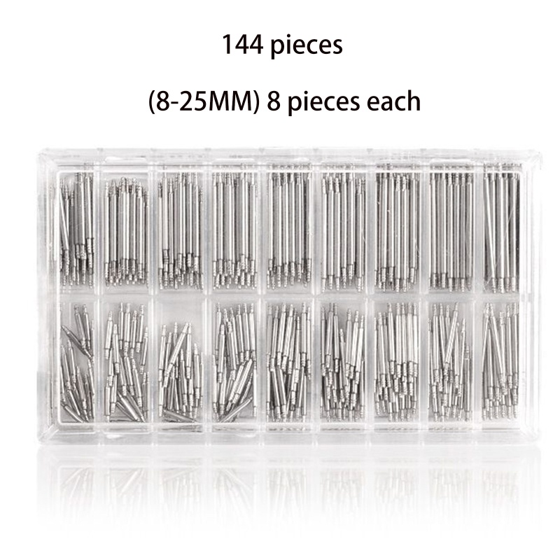 Bộ 108 / 144 / 270 / 360 Thanh Lò Xo 8mm - 25mm Sửa Chữa Đồng Hồ Thông Minh