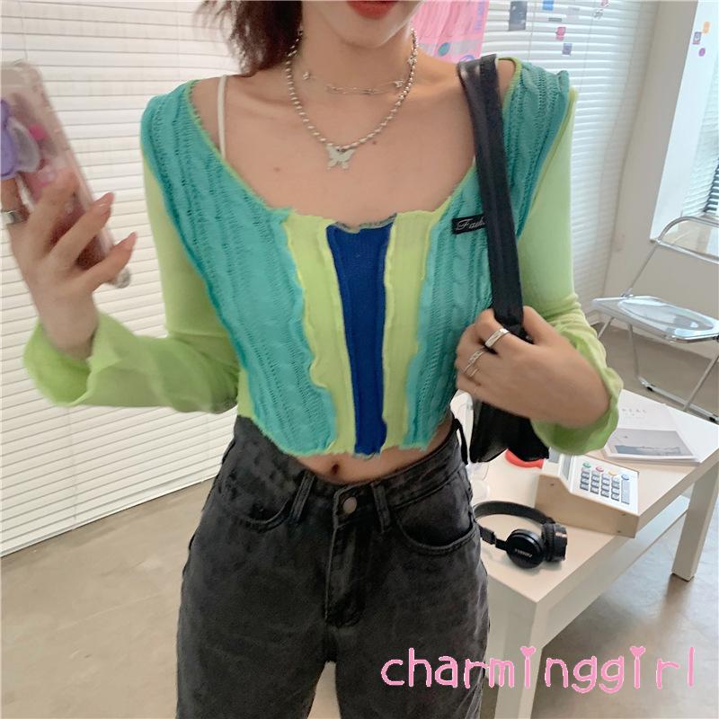 Áo Thun Lửng Tay Dài Thời Trang Dành Cho Nữ