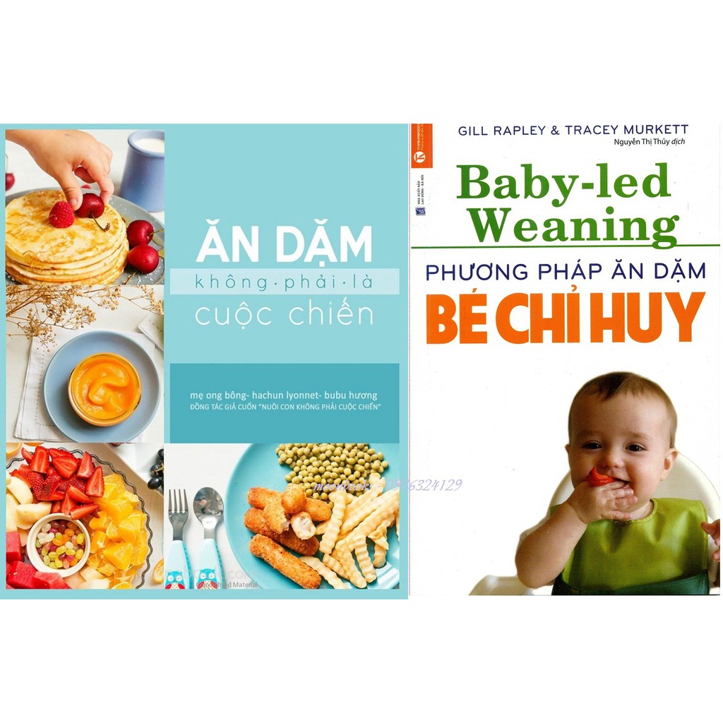 Sách Bộ 2 Cuốn: Ăn Dặm Không Phải Là Cuộc Chiến Và Phương Pháp Ăn Dặm Do Bé Chỉ Huy | BigBuy360 - bigbuy360.vn