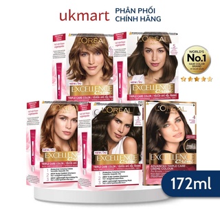 Thuốc Nhuộm Tóc Loreal Phủ Bạc Đủ Màu L'Oreal Paris Excellence Fashion Dưỡng Tóc & L'Oreal Paris Excellence Crème