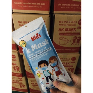 Combo 300 chiếc khẩu trang trẻ em ak mask kid kf94