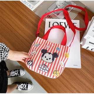 [HOT] TÚI TOTE VẢI ĐEO CHÉO CHO BÉ HÌNH MICKEY CỰC KÌ ĐÁNG YÊU PHONG CÁCH HÀN QUỐC