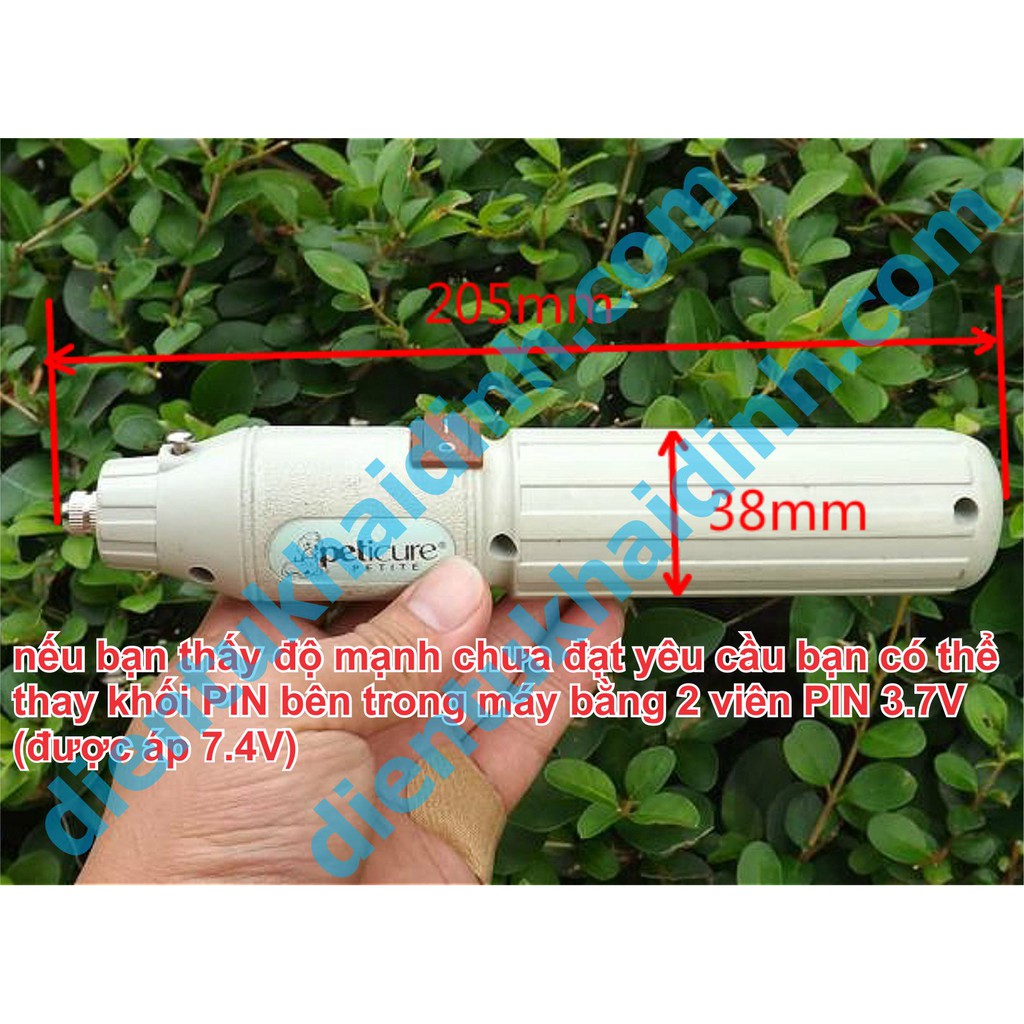 máy khoan, máy mài mini có PIN sạc, áp 5V 5500V/P , mũi 1.8-3.2mm + bộ 2 lưới cắt và đầu giữ kde4592