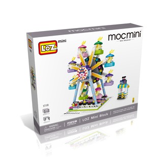 Đồ chơi lắp ráp LOZ 1718 - Đu Quay Bánh Xe