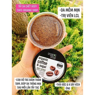 Tẩy Da Chết - Body Cafe Organic Nga