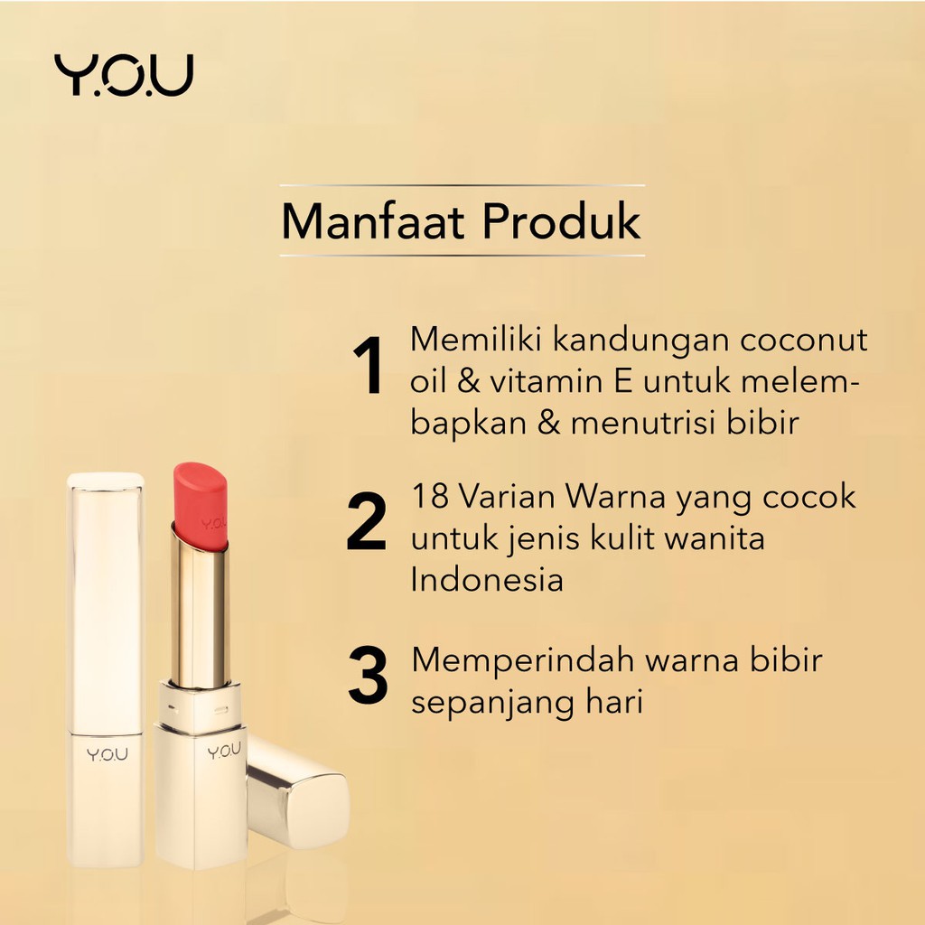 (hàng Mới Về) Son Lì Màu Sắc Quyến Rũ 1.!!! You The Gold One | BigBuy360 - bigbuy360.vn