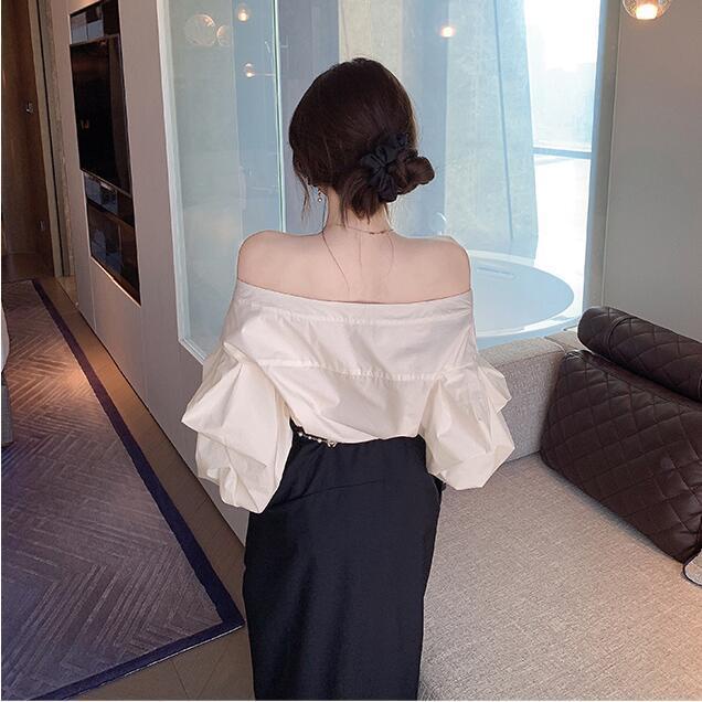 Bán Chạy!F &amp; X Áo Sơ Mi Thiết Kế Một Vai Mẫu Mới 2022 jill Big Sister Senior sis Sister Bud