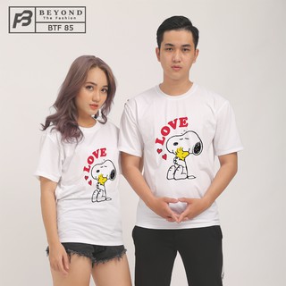 Áo Phông Unisex 💖 𝘍𝘳𝘦𝘦𝘴𝘩𝘪𝘱 💖 Áo Thun LOVE Hai Trái Tim Nhỏ Không Ra Màu, Không Bai Nhão, Không Chảy Xệ - BTF85