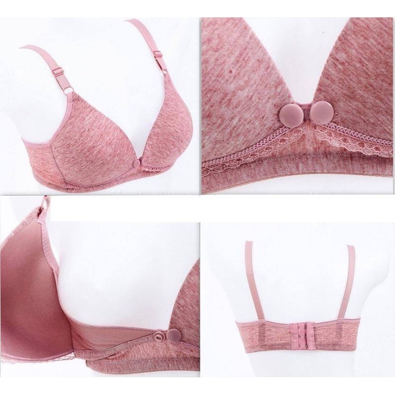 Áo lót nữ 💕 FREESHIP đơn 250k 💕 Áo Lót Bầu Loại Trơn (Cúc Mở, Mặc Cả Sau Sinh Cho Con Bú)
