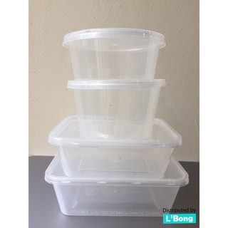 (Combo 100 cái) Hộp đựng thức ăn tròn 350ml