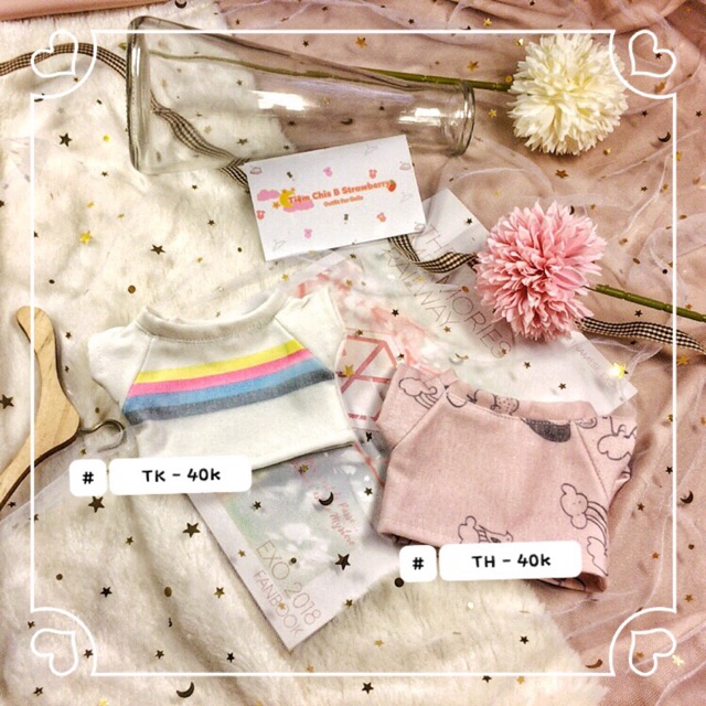 OUTFIT FOR DOLL - THUN CẦU VỒNG