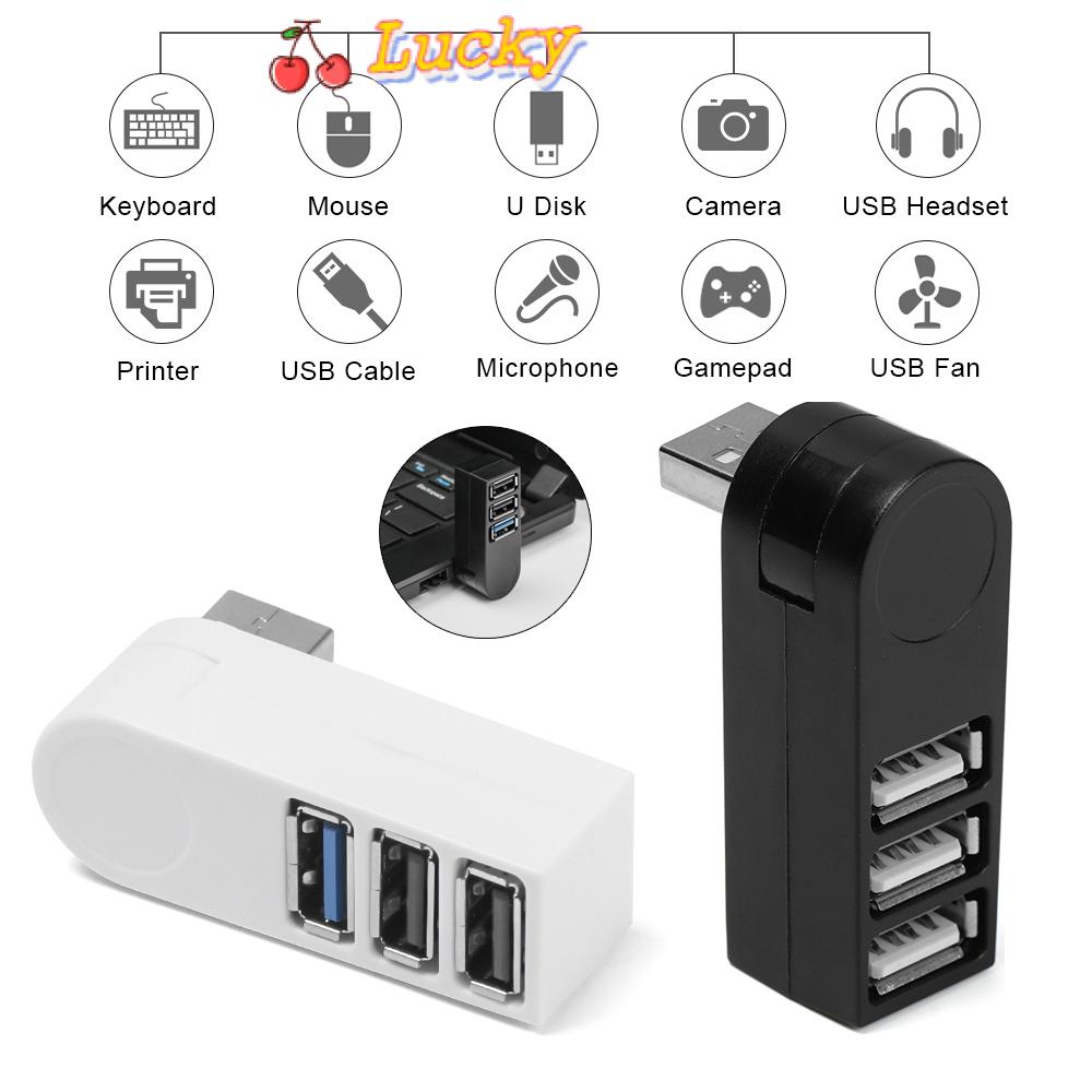 (Hàng Mới Về) Bộ Chia 3 Cổng Usb 3.0 Tốc Độ Cao