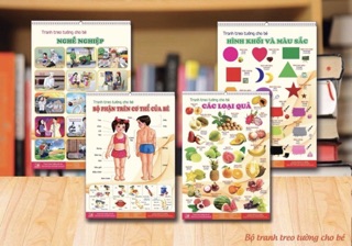 Bộ Tranh Treo Tường Cho Bé