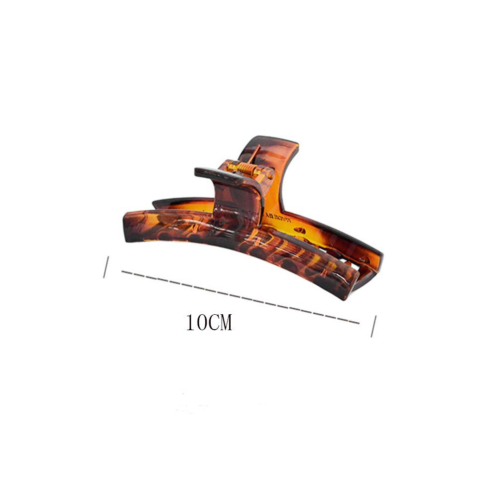 Kẹp Tóc Càng Cua Dài Bằng Acrylic Lấp Lánh Thời Trang Cổ Điển Cho Nữ