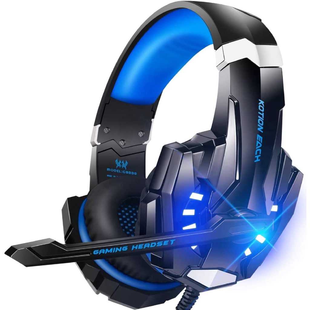 Tai Nghe Chụp Tai Kotion Each G9000 Có Đèn Led Và Mic Chuyên Dụng Cho Game Thủ