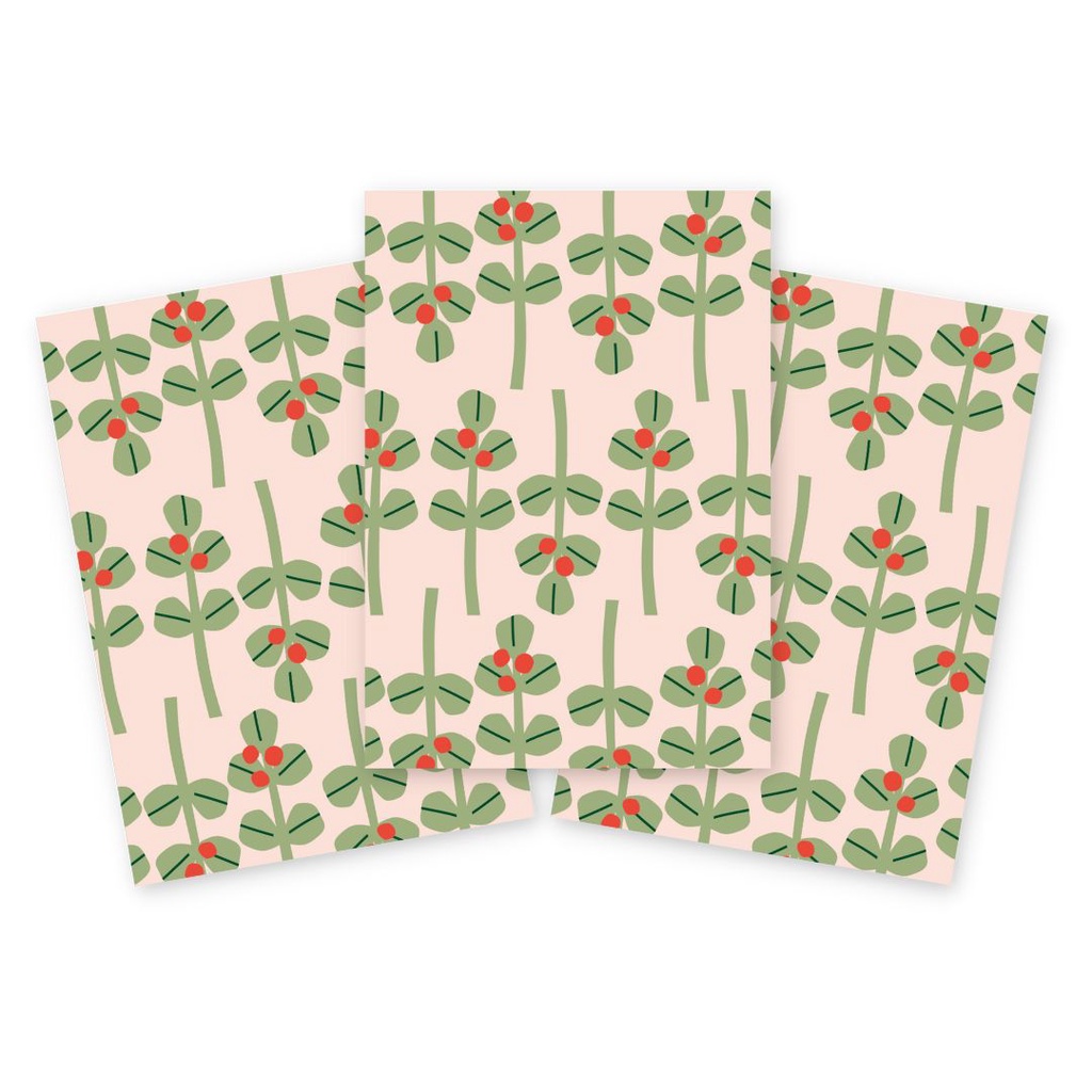 Vở 100gsm may gáy grid ô vuông 80trang Crabit - Green bird Lá