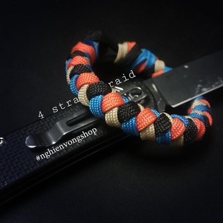 Có sẵn Vòng tay Paracord - 4 strand braid