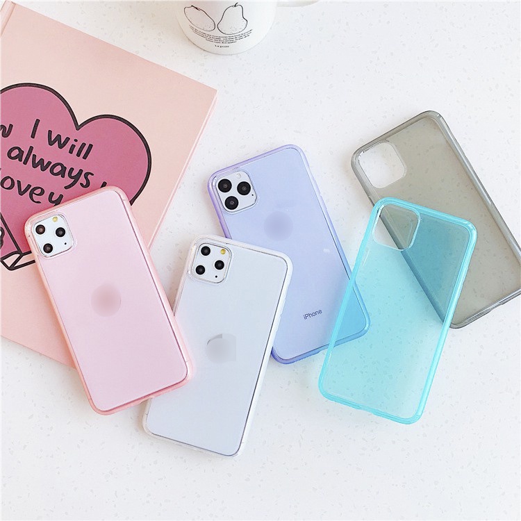 Ốp lưng iphone Pastel siêu dày viền mờ 6/6plus/6s/6splus/7/7plus/8/8plus/x/xs/11/12/13/14/pro/max/promax/plus/shin/case