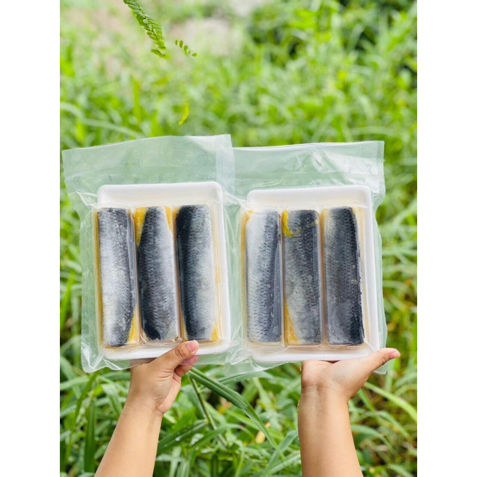 Lẻ dùng thử Cá Trích Ép Trứng Nissi Nhật bản / sashimi /ăn vặt