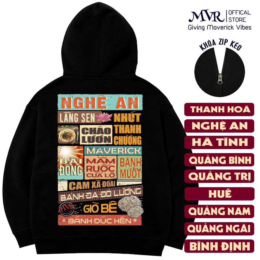 Áo khoác hoodie khóa kéo zip Tỉnh Miền Trung Nghệ An nghean Thanh Hoá Hà Tĩnh Quảng Bình Trị Huế fact UNDER MVR