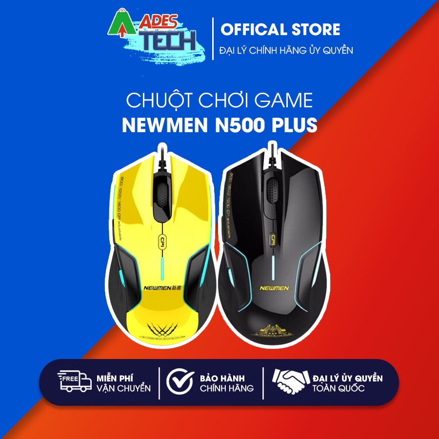 Chuột Gaming Có Dây Newmen N500 Plus | Thợ Săn | Hàng Chính Hãng | Bảo Hành 24 Tháng