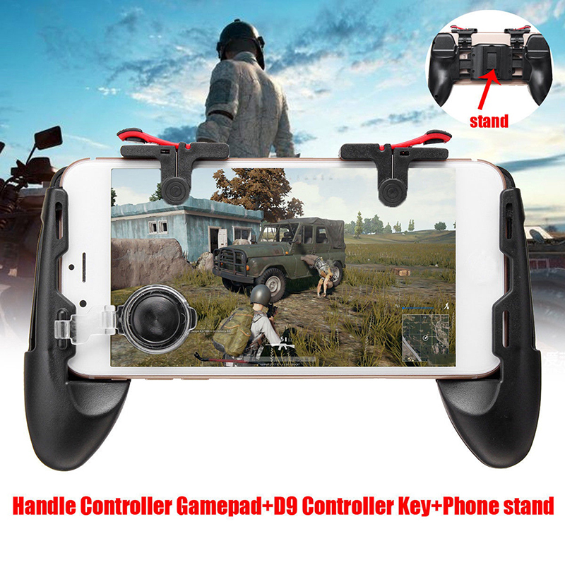 Colorfulswallowfly HOT 4In1 Mobile Game Gamepad Joystick Controller Trigger Shooter Key For PUBG CSF