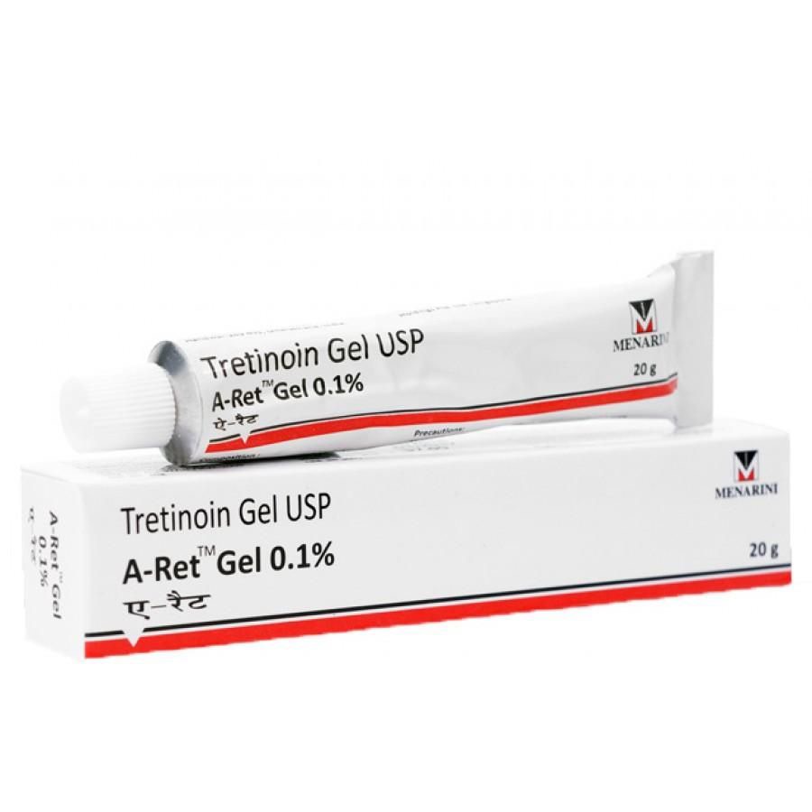Tretinoin Aret 0.1%, 0.05%, 0.025%, Gel giúp giảm mụn sáng da chống lão hóa