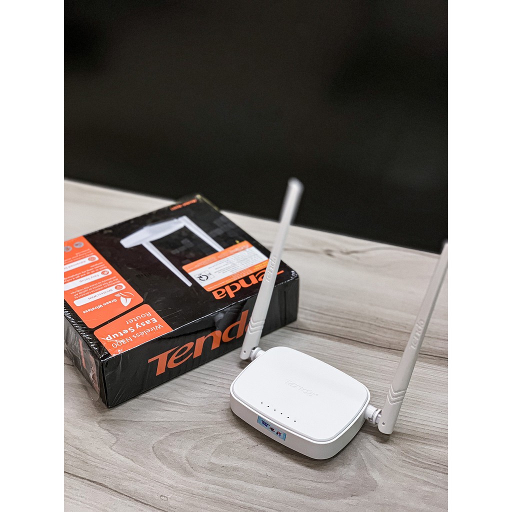 Bộ phát Wifi TENĐA N301 2 RÂU – Router Chuẩn N Không Dây Tốc Độ Cao 300Mbps