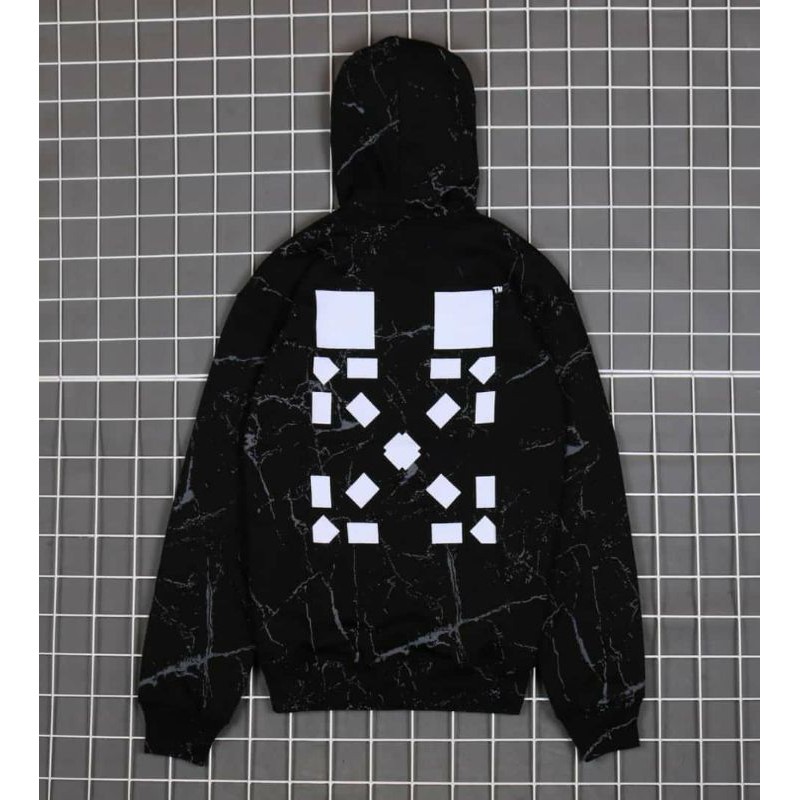 Off-White Áo Hoodie In Hình Đầu Lâu Cá Tính Thời Trang