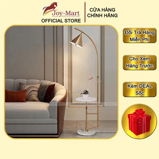 Đèn cây đứng ❤ joymart ❤ đèn sàn phòng khách trang trí - mạ vàng cao cấp tặng kèm bóng led 3w ml558