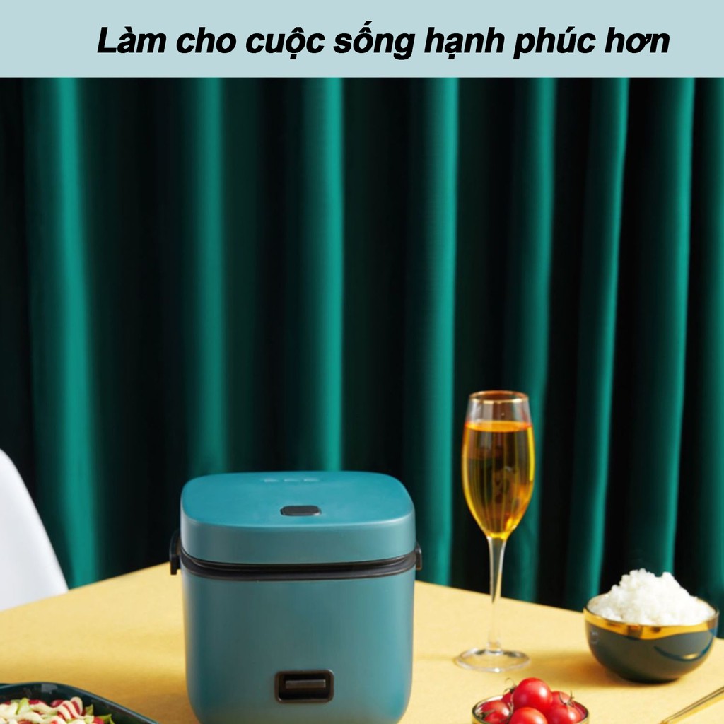 Hộp cơm điện đa năng Nồi Cơm Điện Mini Đa Năng Jiashi 1.2L - 2.5L cho 1- 3 người ăn