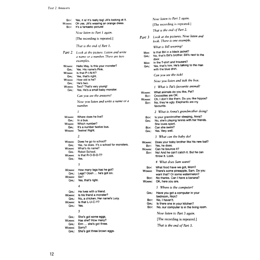 Sách - Cambridge English Starters 1 for Revised Exam from 2018  Ans Booklet