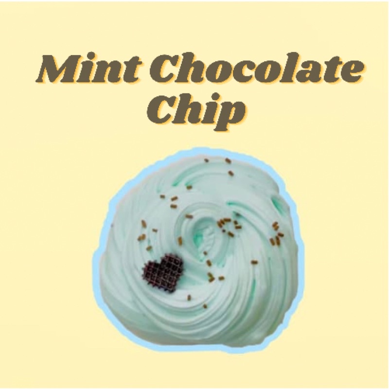 MINT CHOCOLATE CHIP (Butter Slime) Slime bơ Slime đất sét, Đồ chơi chất nhờn ma quái