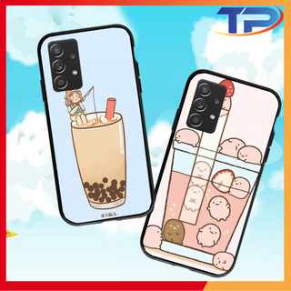 Ốp lưng Samsung Galaxy A01 / A02S / A12 / A21S / A32 /A52 / A72 hình Ly Trà Sữa Cute 01
