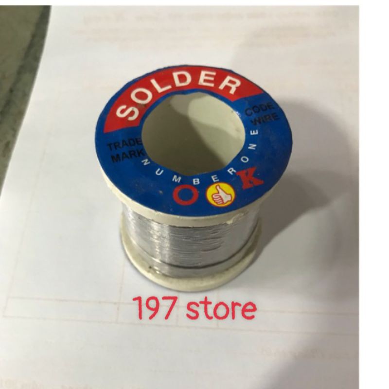 Thiếc hàn SOLDER-OK 100gam dây1  0,8mm