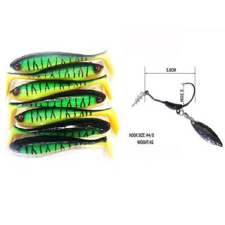 [CỰC HOT] COMBO bộ mồi mềm câu cá lóc nff và 1 lưỡi câu mồi mềm, mồi mềm câu lure cá chẽm hiệu quả