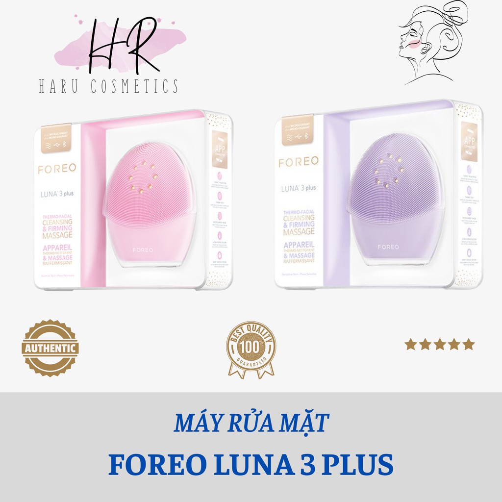 Máy rửa mặt Foreo LUNA 3 PLUS - Hội tụ của tất cả công nghệ cao cấp nhất [FREE BẢO HÀNH 2 NĂM ]