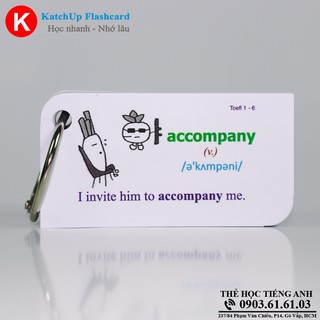 Bộ KatchUp Flashcard TOEFL A - Best Quality (03AB)