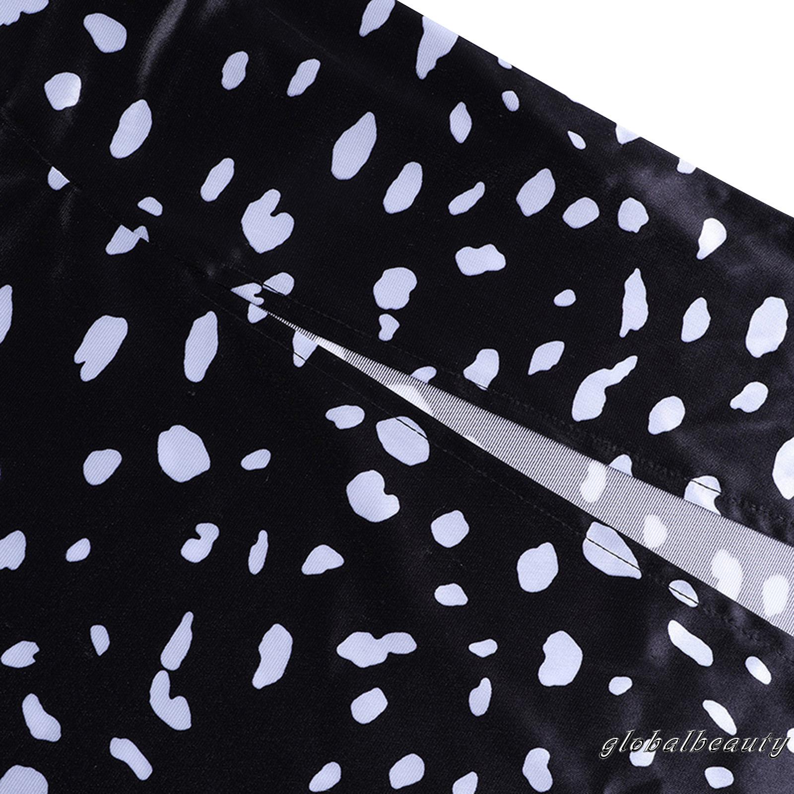 GB-Women Casual Split Dress, Black Printed Patterns V-neck Sleeveless One-piece, S/ M/ L | BigBuy360 - bigbuy360.vn