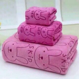 Set 3 khăn tắm Kiba