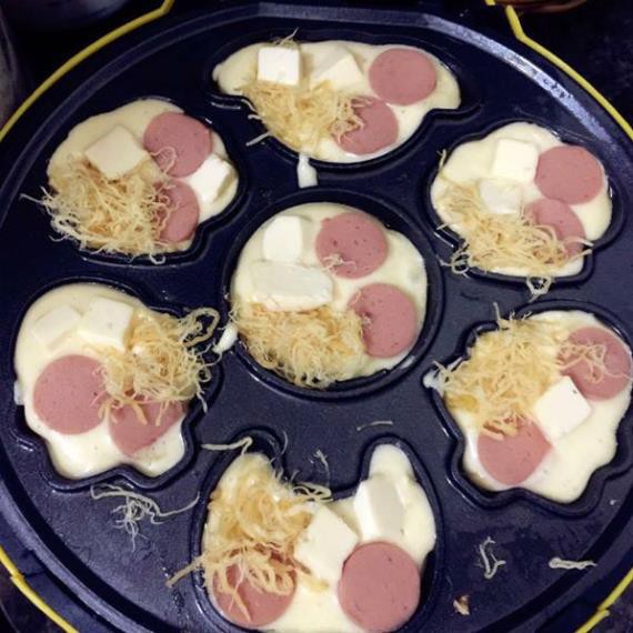 Máy nướng bánh hình thú - máy nướng bánh bông lan 6 khuôn hình