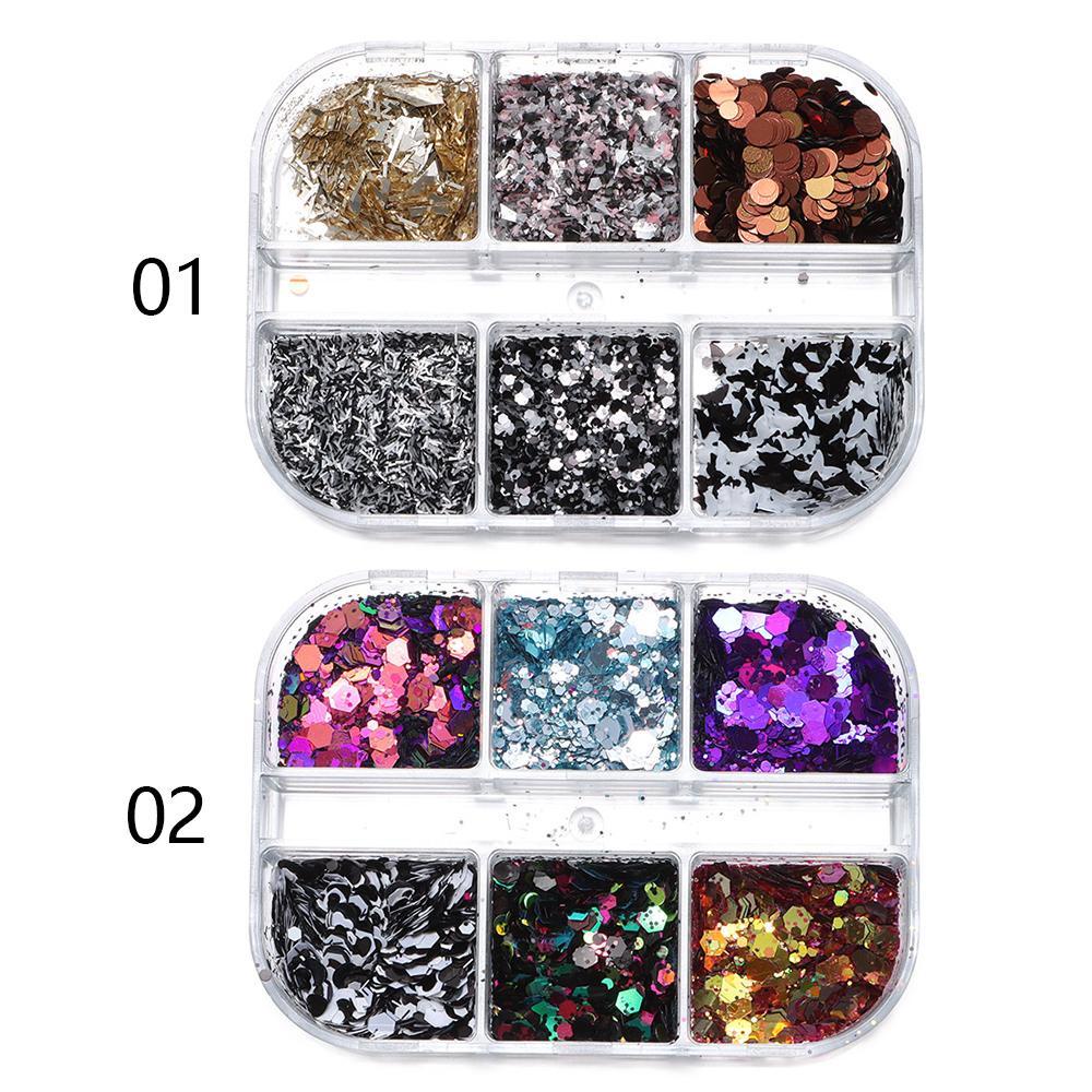 HS Kim Tuyến Hình Bướm Trang Trí Móng Tay